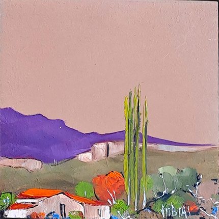 Original painting — Rooftops on the Rise