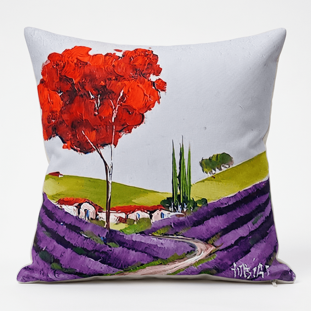 Skedêpi cushion — Purple Mountain, Still Morning